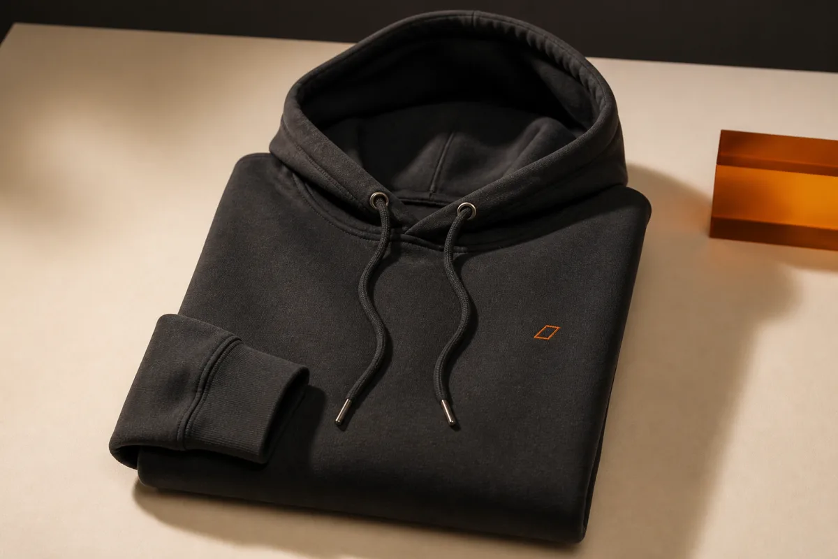Hoodies shown as conference swag