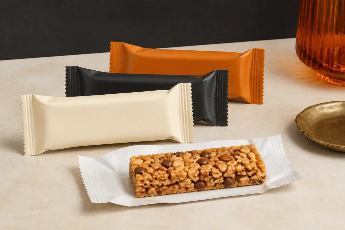 Snack bars shown as conference swag